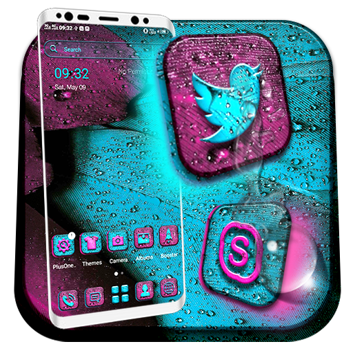 Feather Water Drop Launcher Theme icon