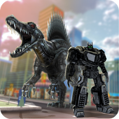 Robot Transform in Dino X-Ray icon