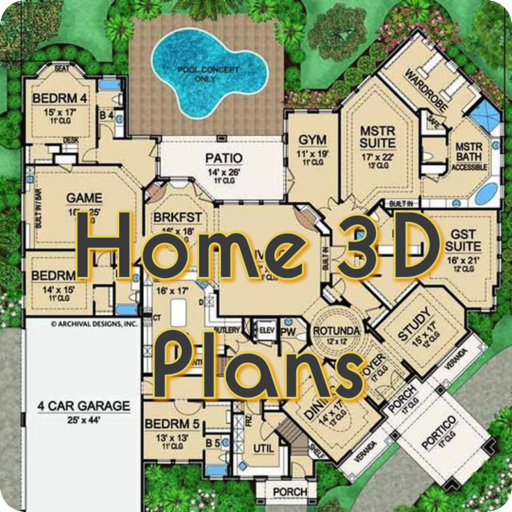 Home 3D Plans and Designs icon