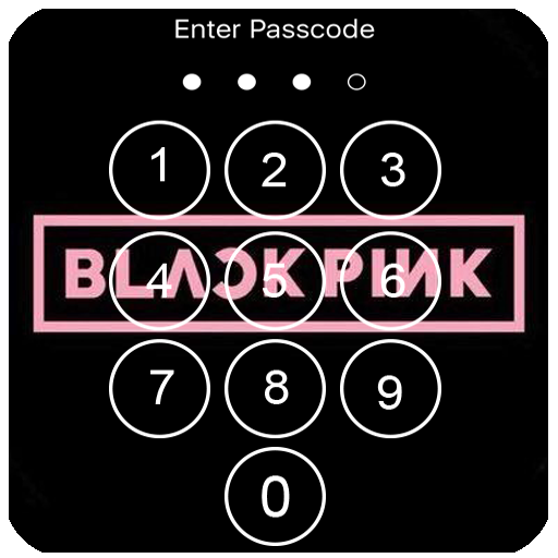 Black Pink Lock Screen icon