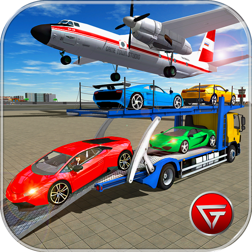 Cargo Airplane: Car Transporter Truck Driving Game icon