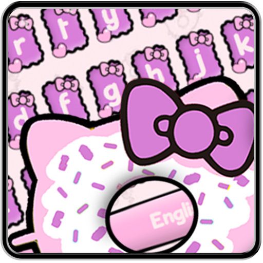 Cute Kitty Donut Keyboard icon