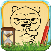 Time Draw for Panda Kung Fu icon