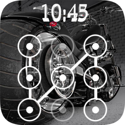 Motorcycle Pattern Lock Screen icon