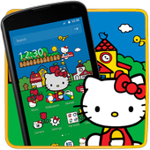 Hello Kitty Launcher أيقونة