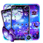 Glitter Dreamy Butterfly Night Theme icon