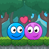 Blue And Pink Ball Lovers Adventure icon
