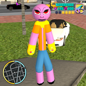 Thanos Stickman Rope Hero - Gangsters Crime City icon