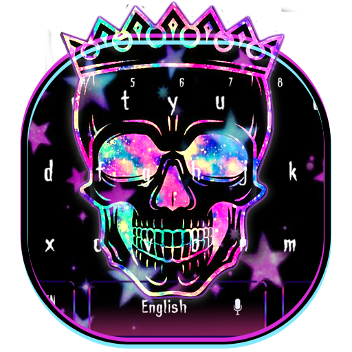 Galaxy Star Skull Keyboard icon