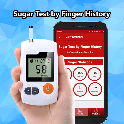 Sugar Test By Finger History icon
