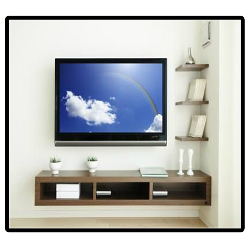 TV Cabinet Decorating Ideas 2019 - TV wall icon