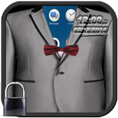 معطف وسيم قفل الشاشة أيقونة