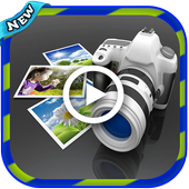 C تحويل الصور الى فيديو موسيقى أيقونة