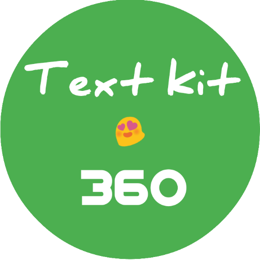 Text kit 360 - best text tool app icon