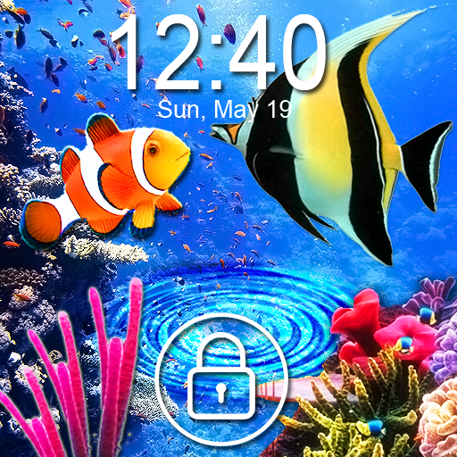 Fish Lock Screen Live Wallpaper icon