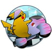 Pikachu Motocross Bike Race