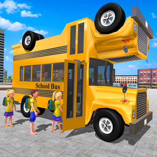 School Bus Driving Games 3D icon