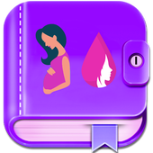 حاسبة الدورة الشهرية أيقونة