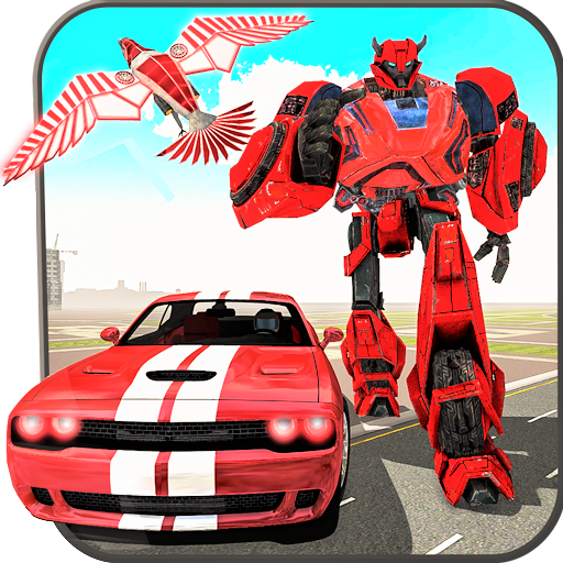 Flying Robot Eagle - Muscle Car Robot Transform icon