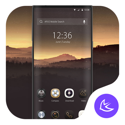 Black Business Exquisite Business Fashion Theme icon