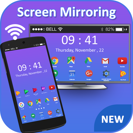 Screen Mirroring With TV : Mobile Screen to Tv icon