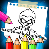 Teen Coloring Titans Go icon
