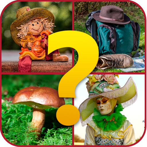 4 photos 1 word icon