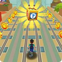 Subway Train Track Surf - Endless Surf Run