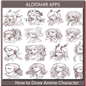 How to Draw Anime Character icon