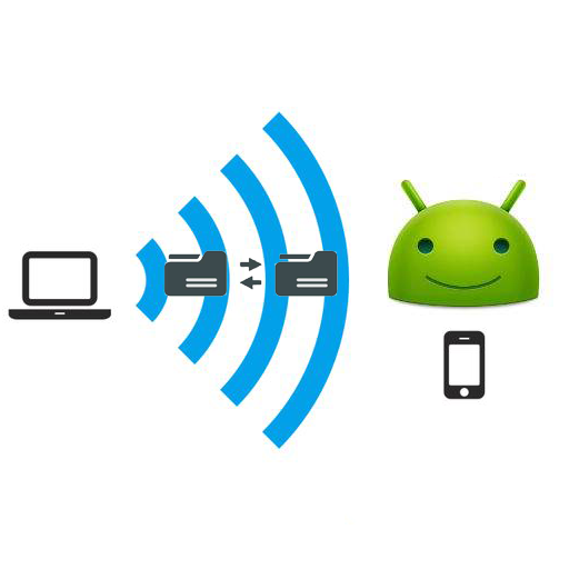 AirHandshaker-Wireless File Transfer Remote access أيقونة