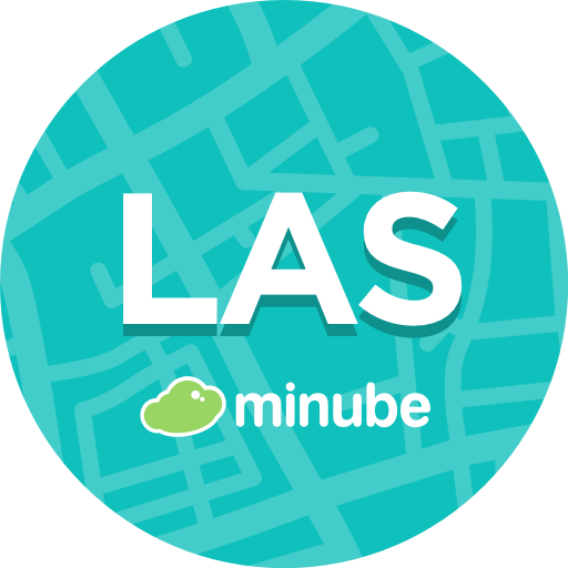 Las Vegas Travel Guide in English with map icon