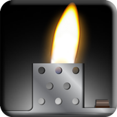 Virtual cigarette lighter prank icon