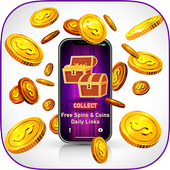 Free spin and coins daily link -free spin coins icon