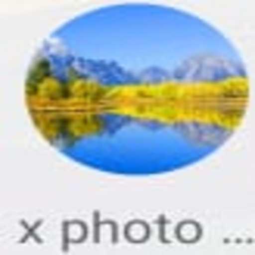 x photo editing icon