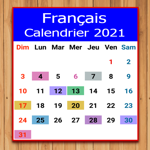 Français Calendrier 2021 icon