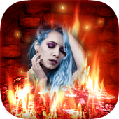 Fire Photo Effects Frames icon