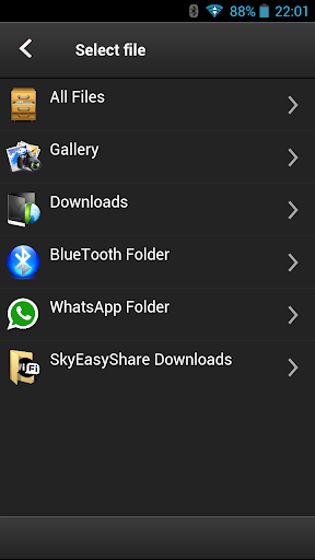 SkyEasySHARE - WiFi File Transfer screenshot 2