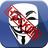 Hacker facebook password prank icon