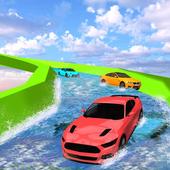 Frozen Slide Race 3D - Car Racing icon