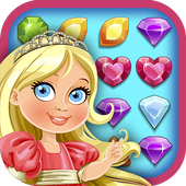 Jewels Princess Crush Mania - Matching Puzzle Game icon