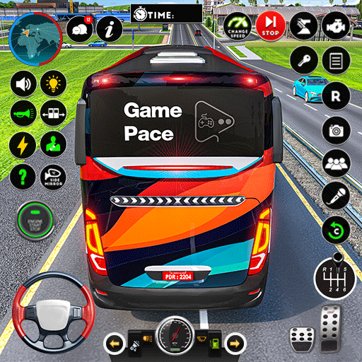 laro ng bus simulator bus laro icon