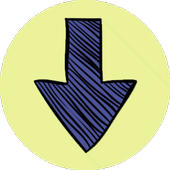 Down from all app icon