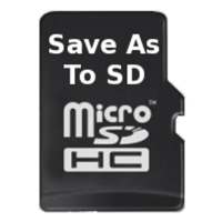 SaveAs to SDCard (Free)
