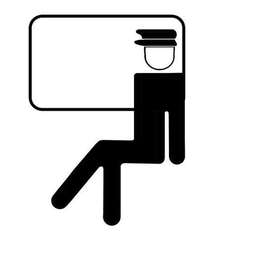 Проводник вагона иконка