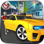 Real Taxi Car Driver 3D icon