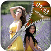 Girlfriend Photo Zipper Lock icon