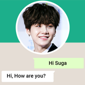 Live Chat With BTS Suga - Prank أيقونة