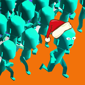 Crowd Stickman City Run icon