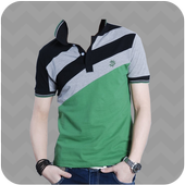 Man In T-Shirt Photo Suit icon