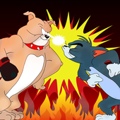 tom fighting jerry icon